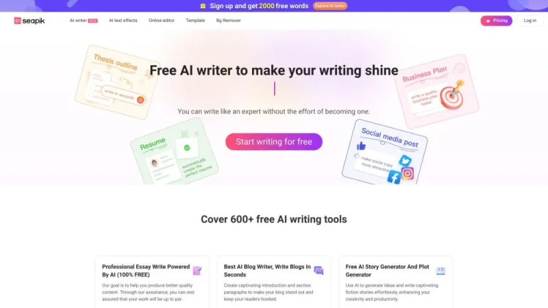 Seapik AI Writer