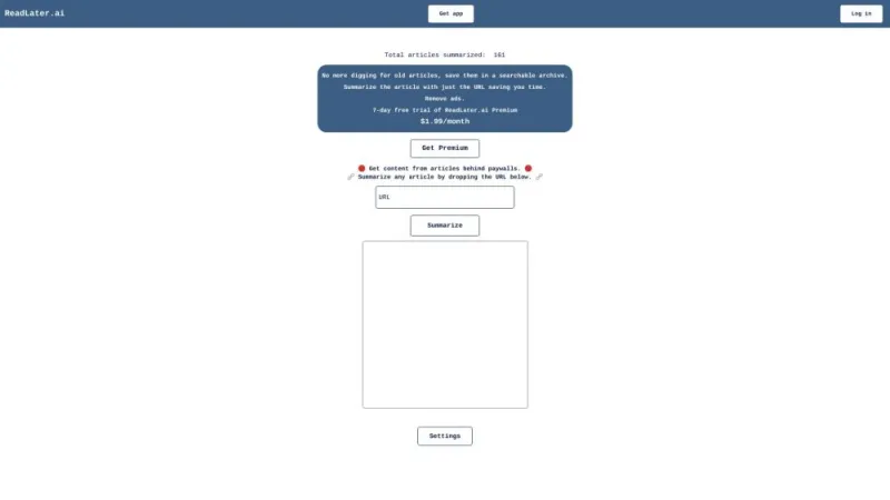 ReadLater AI