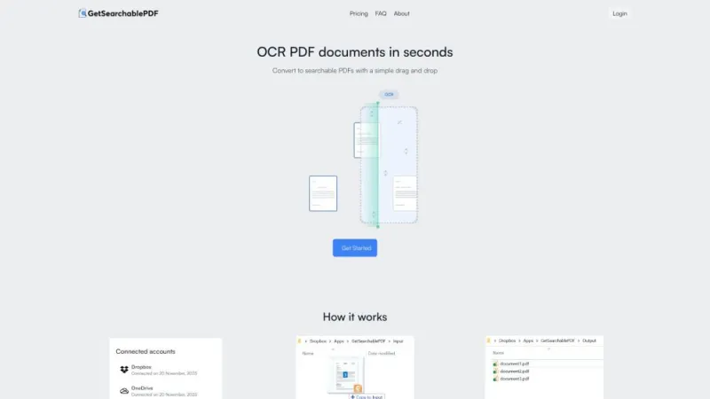 GetSearchablePDF