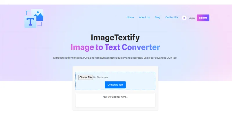 ImageTextify