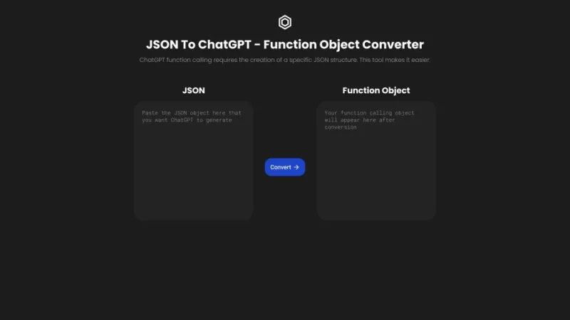 JSON To ChatGPT