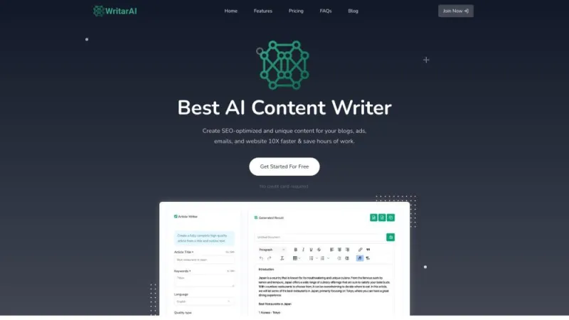 Content and Image Generator