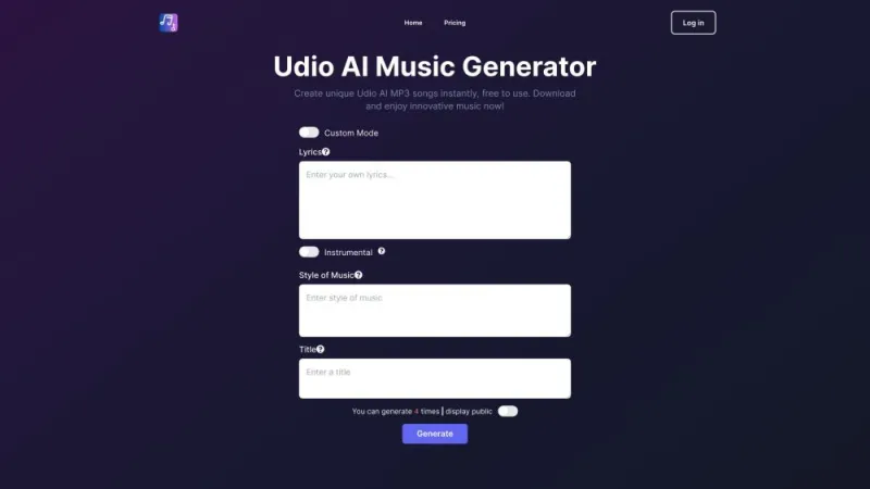 UdioAI AI